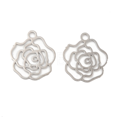 Long-Lasting Plated Brass Filigree Pendants KK-K336-32P-1