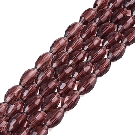 Transparent Glass Beads Strands LS-GLAA-N071-01A-A19-1