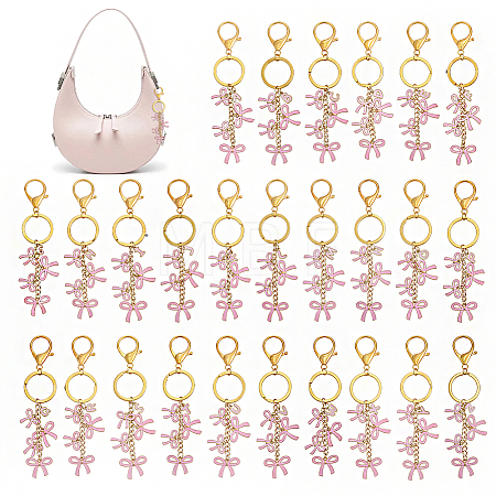 26Pcs Alloy Enamel Keychains KEYC-GA00017-1