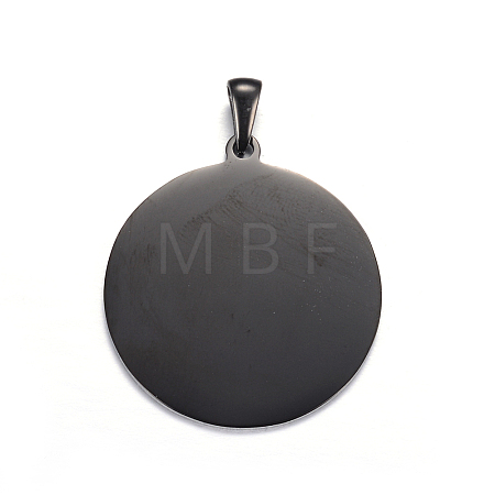 304 Stainless Steel Pendants LS-STAS-P063-09B-1