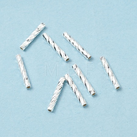 Rack Plating Brass Straight Tube Beads KK-WH0061-03A-S-1