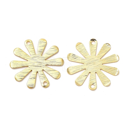 Rack Plating Brass Connector Charms KK-M250-04G-1