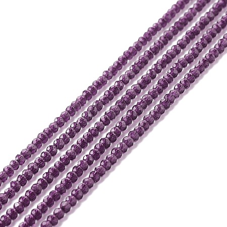 Transparent Glass Beads Strands GLAA-C019-01A-22-1
