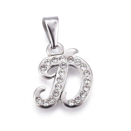 304 Stainless Steel Pendants STAS-F202-16P-D-1