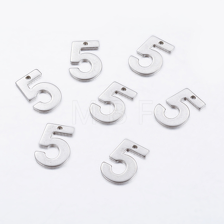 Tarnish Resistant 201 Stainless Steel Pendants STAS-F128-01P-5-1