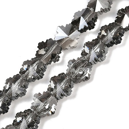 Electroplate Glass Beads Strands EGLA-B011-01A-PL02-1