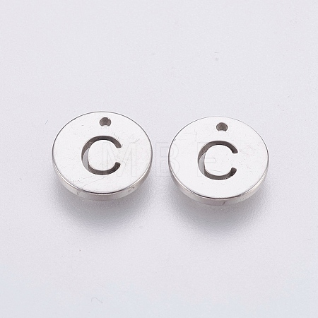 Non-Tarnish 304 Stainless Steel Charms STAS-P212-15P-24-1