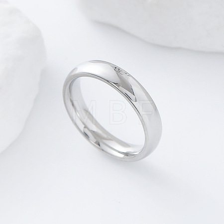 Minimalist 304 Stainless Steel Finger Rings SH3067-4-1