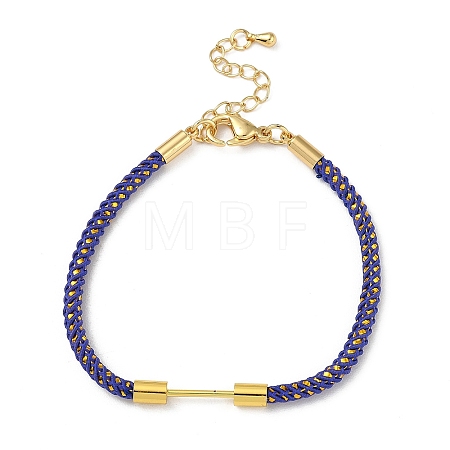 Braided Nylon Cord Bracelet Making MAK-L043-01G-07-1