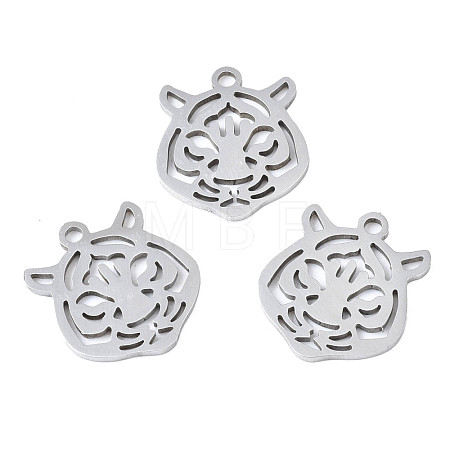 Non-Tarnish 201 Stainless Steel Pendants STAS-T044-282P-1