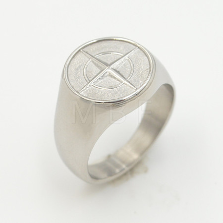 304 Stainless Steel Finger Rings FS-WG5F41B-63-1