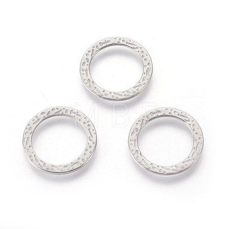 Tarnish Resistant 304 Stainless Steel Linking Rings X-STAS-F187-48P-1