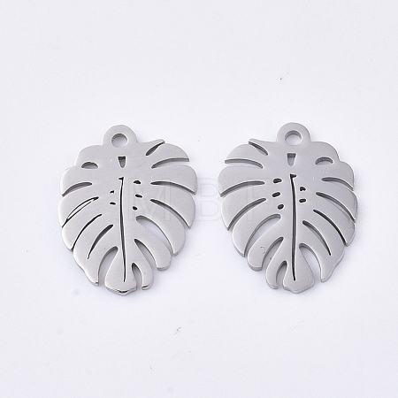 Tarnish Resistant 201 Stainless Steel Pendants X-STAS-T045-40P-1
