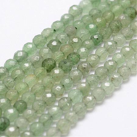 Natural Green Aventurine Beads Strands G-D840-28-4mm-1