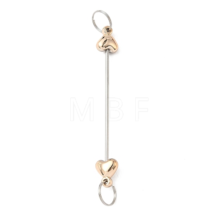 Iron Beadable Keychain Bar IFIN-F164-02A-1
