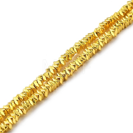 Electroplated Non-magnetic Synthetic Hematite Beads Strands X-G-G849-05G-1