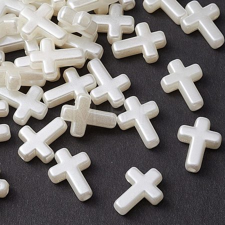 ABS Plastic Imitation Pearl Beads OACR-YW0001-71-1
