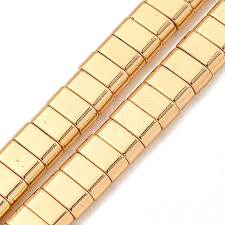 Electroplated Synthetic Non-Magnetic Hematite Beads Strands G-I360-B01-02-1