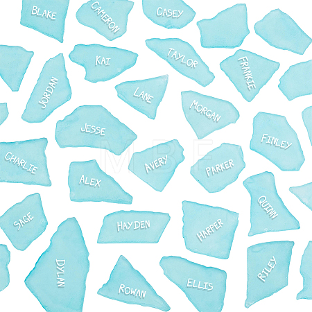 Sea Glass Pieces for Crafts DIY-WH0061-040C-1
