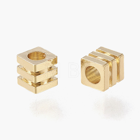 Brass Spacer Beads X-KK-H101-03C-LG-1