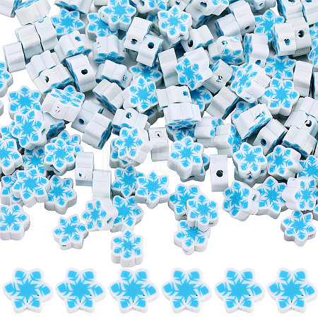 300Pcs Handmade Polymer Clay Beads CLAY-SC0001-83-1