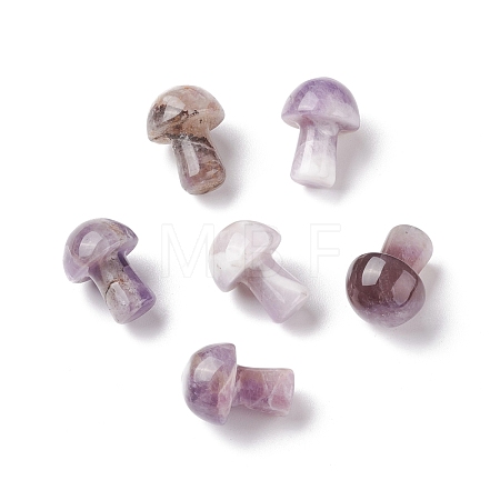 Natural Amethyst GuaSha Stone G-A205-26V-1