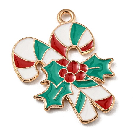 Alloy Enamel Pendants ENAM-G218-B04-1