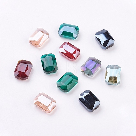 Electroplated Glass Beads X-EGLA-H002-A-M-1