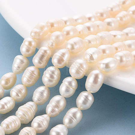 Natural Cultured Freshwater Pearl Beads Strands X1-PEAR-S012-41E-1