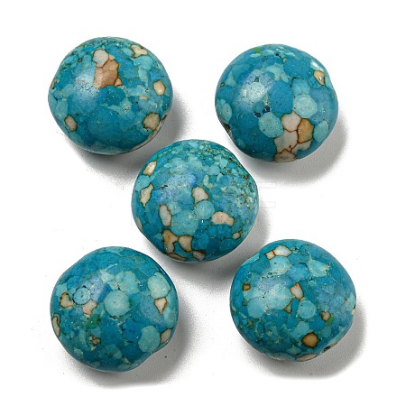 Dyed Synthetic Turquoise Beads G-B070-32B-1