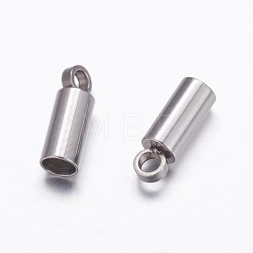 Tarnish Resistant 304 Stainless Steel Cord Ends STAS-P161-05-2.5mm-1