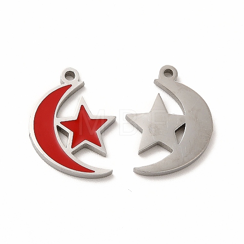 304 Stainless Steel Pendants STAS-F291-05P-01-1