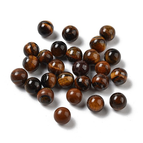 Natural Tiger Eye Sphere Beads G-P520-20-1