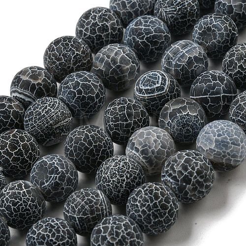 Natural Weathered Agate Beads Strands G-P538-A01-02-1