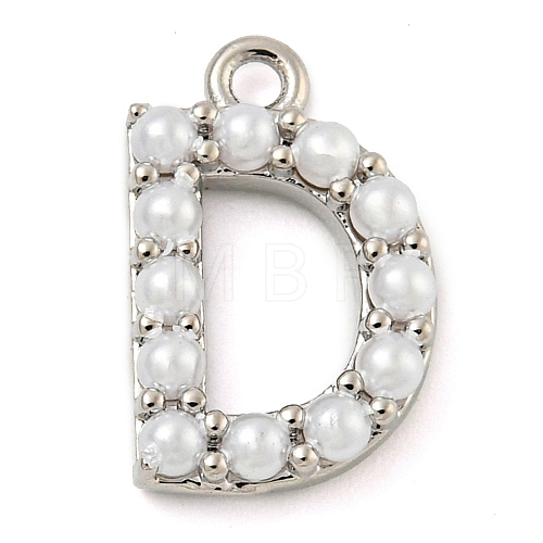 Plastic Imitation Pearl Pendants KK-P230-17P-D-1