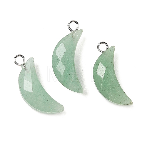 Natural Green Aventurine Pendants G-L614-D05-P02-1