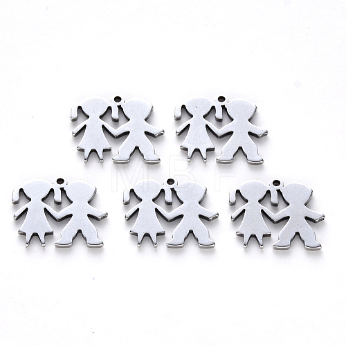 Tarnish Resistant 304 Stainless Steel Charms STAS-N092-81-1