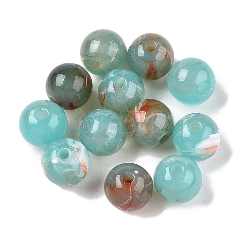 Opaque Acrylic Beads OACR-N137-37D-1