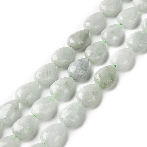 Natural Myanmar Jade/Burmese Jade Beads Strands G-C238-10-1