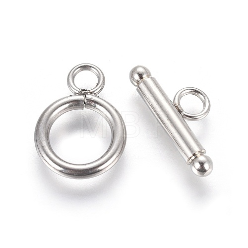 304 Stainless Steel Toggle Clasps STAS-G204-01A-P-1