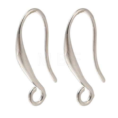 Rack Plating Brass Earring Hooks KK-C081-10P-1